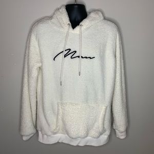 Boohoo Man Sherpa Hoodie